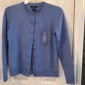 KAREN SCOTT Women Cotton Cardigan Sweater Size XS